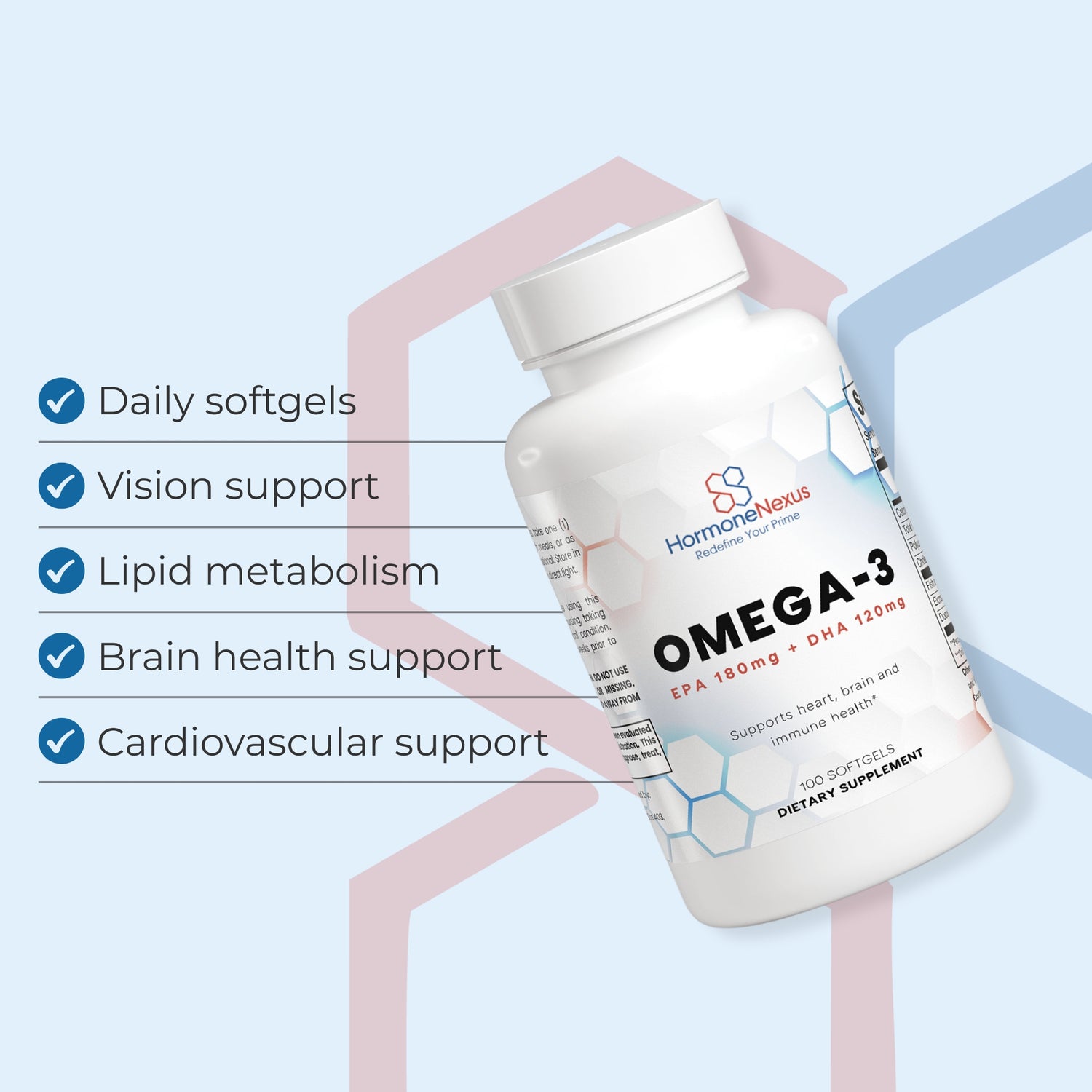 Omega-3 EPA 180mg + DHA 120mg